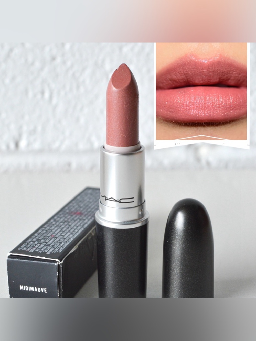 MAC Cosmetics Lipstick *MIDIMAUVE* Discontinued Mauve BNIB New Rare